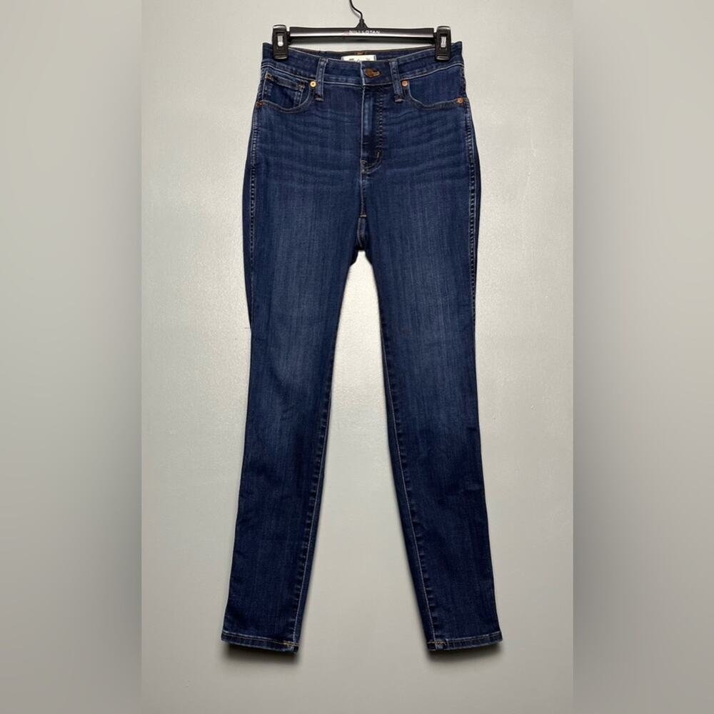 Madewell Curvy High Rise Skinny Jeans Dark Wash Stretch Denim Women’s Size 26